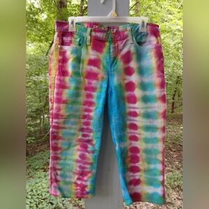 DKNY‎ Ludlow, Multicolor Tie-Dye Jeans. Sz.8 Womens